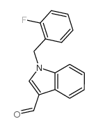 1-(2-Fluoro-benzyl)-1H-indole-3-carbaldehyde Structure