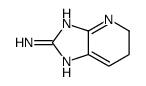 (9ci)-5,6-二氢-1H-咪唑并[4,5-b]吡啶-2-胺结构式