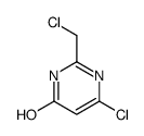 6-氯-2-(氯甲基)嘧啶-4(3h)-酮结构式