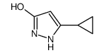 5-环丙基-1H-吡唑-3-醇结构式