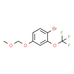 1-Bromo-4-(methoxymethoxy)-2-(trifluoromethoxy)benzene结构式