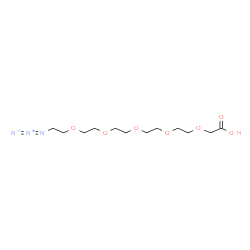 Azido-PEG5-CH2CO2H结构式