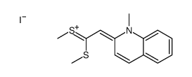 2-bis(2-methylthio)vinyl-1-methylquinolinium结构式