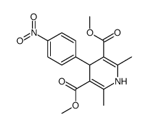 dimethyl 2,6-dimethyl-4-(4-nitrophenyl)-1,4-dihydropyridine-3,5-dicarboxylate Structure