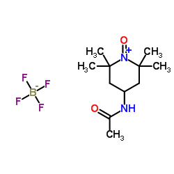 4-乙酰氨基-2,2,6,6-四甲基-1-氧杂哌啶四氟硼酸鎓盐结构式