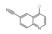 4-氯喹啉-6-甲腈结构式