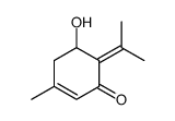 5-hydroxy-3-methyl-6-propan-2-ylidenecyclohex-2-en-1-one结构式