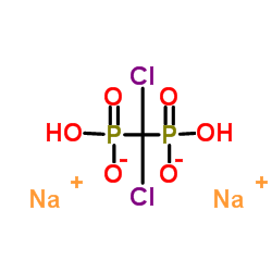 氯屈膦酸二钠结构式