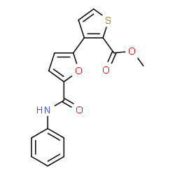 METHYL 3-[5-(ANILINOCARBONYL)-2-FURYL]-2-THIOPHENECARBOXYLATE Structure