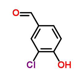 3-氯-4-羟基苯甲醛结构式