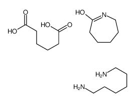 ε-己内酰胺与亚胺基六次甲基亚胺基己二酰的聚合物结构式