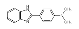 2-[4-(二甲基氨基)苯基]苯并咪唑结构式