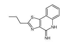 2-丙基噻唑并[4,5-c]喹啉-4-胺结构式