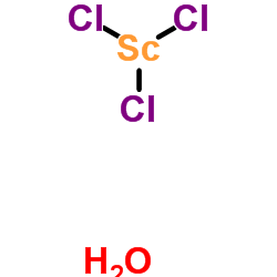 Scandium trichloride hydrate structure