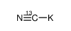 氰化钾-13C结构式