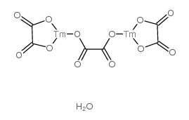 草酸铥(III)水合物结构式