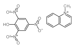 1-methylquinoline; 2,4,6-trinitrophenolate structure