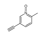 5-ethynyl-2-methyl-1-oxidopyridin-1-ium Structure
