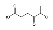 Hexanoic acid,5-chloro-4-oxo- Structure