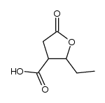 2-ethyl-5-oxo-tetrahydro-furan-3-carboxylic acid Structure