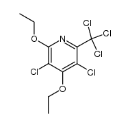 3,5-dichloro-4,6-diethoxy-2-(trichloromethyl)pyridine Structure