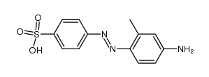 4-(4-amino-2-methyl-phenylazo)-benzenesulfonic acid Structure