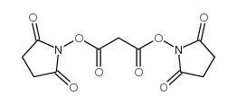 Di(N-succinimidyl) malonate Structure