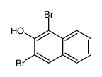 1,3-Dibromonaphthalene-2-ol结构式