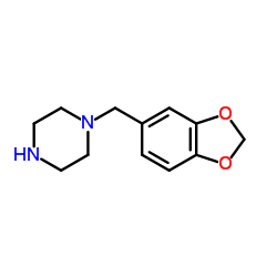 Methylenedioxybenzylpiperazine structure