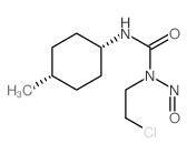 Urea, N- (2-chloroethyl)-N-(4-methylcyclohexyl)-N-nitroso-, cis-结构式