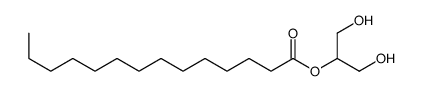2-tetradecanoylglycerol Structure