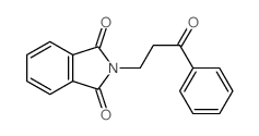 2-(3-oxo-3-phenyl-propyl)isoindole-1,3-dione结构式
