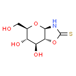 2H-Pyrano[2,3-d]oxazole-2-thione, hexahydro-6,7-dihydroxy-5-(hydroxymethyl)-, (3aR,5R,6S,7S,7aR)- (9CI) Structure