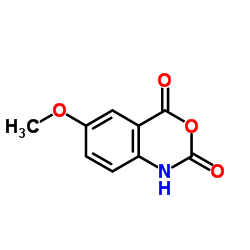 5-甲氧基靛红酸酐结构式