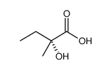 (R)-2-羟基-2-甲基丁酸结构式