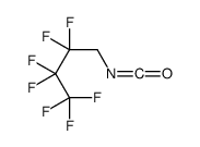 2,2,3,3,4,4,4-Heptafluorobutyl isocyanate结构式
