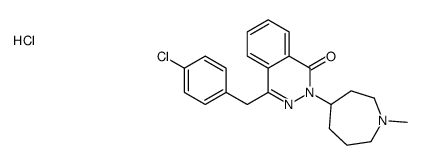 4-[(4-chlorophenyl)methyl]-2-(hexahydro-1-methyl-1H-azepin-4-yl)phthalazin-1(2H)-one hydrochloride结构式