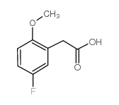 5-氟-2-甲氧基苯乙酸结构式