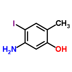 5-Amino-4-iodo-2-methylphenol Structure