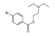 2-(diethylamino)ethyl 4-bromobenzoate结构式