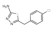 5-(4-氯苄)-1,3,4-噻二唑-2-胺结构式