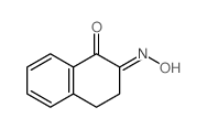 (2Z)-2-hydroxyiminotetralin-1-one Structure