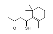4-mercapto-4-(2,6,6-trimethyl-1-cyclohexen-1-yl)butan-2-one Structure