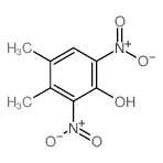 3,4-dimethyl-2,6-dinitro-phenol结构式