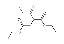 2-Propionylbutandisaeure-diethylester Structure