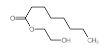 2-hydroxyethyl octanoate structure