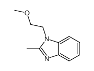 (9ci)-1-(2-甲氧基乙基)-2-甲基-1H-苯并咪唑结构式