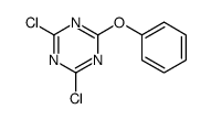 2,4-Dichloro-6-phenoxy-1,3,5-triazine Structure