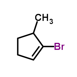 1-Bromo-5-methylcyclopentene Structure
