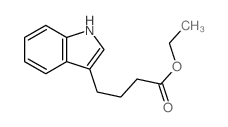 1H-Indole-3-butanoicacid, ethyl ester Structure